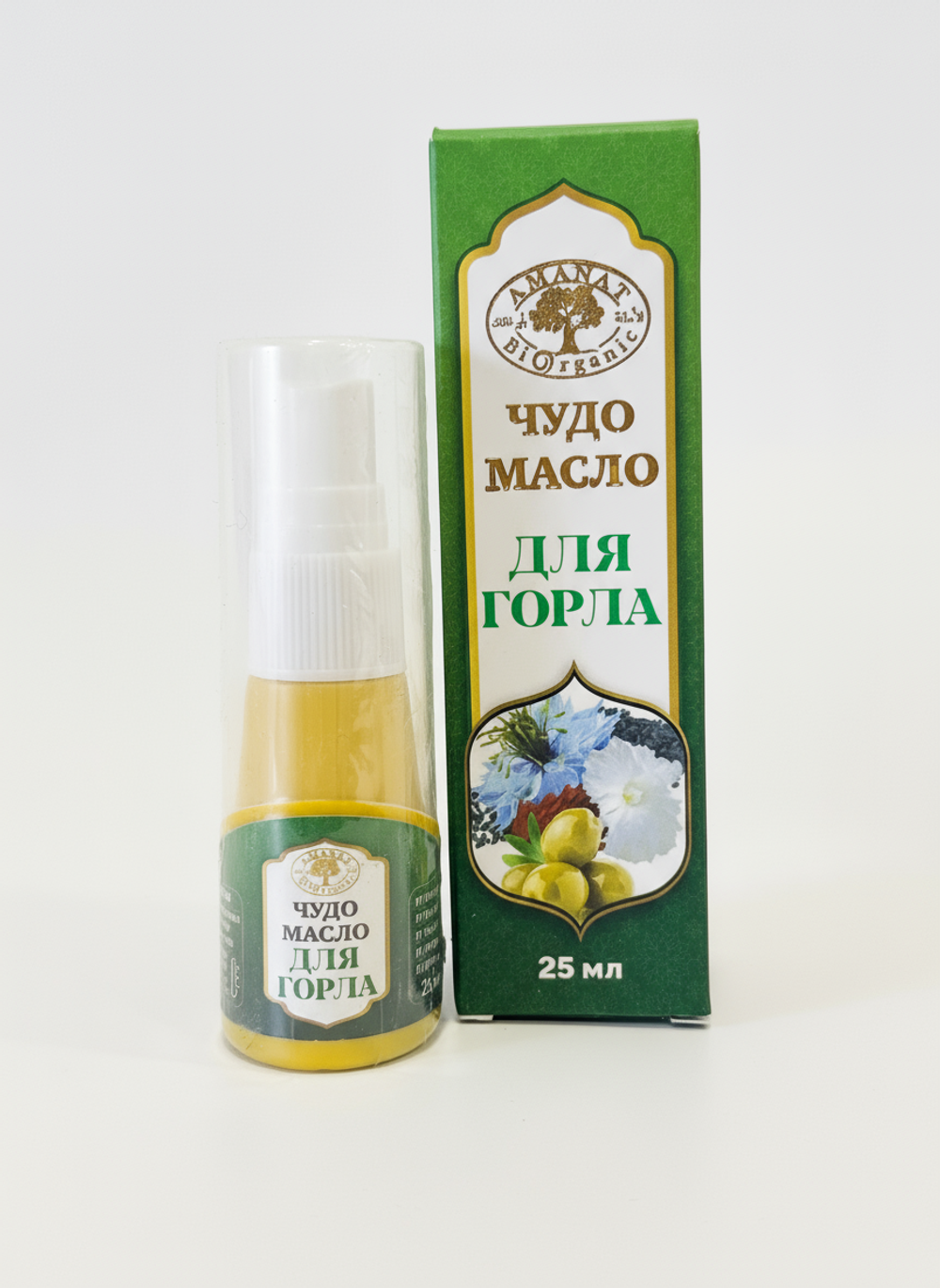 Amanat, Chudo Maslo, 25 ml | Yoʻtalga qarshi «Moʻjizaviy moy», 25 ml