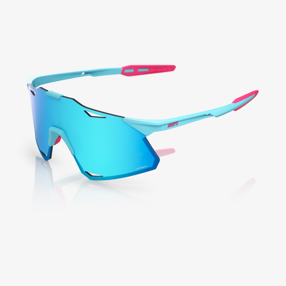 Спортивные очки 100% Hypercraft / Soft Tact Blue / Blue Topaz Mirror Lens