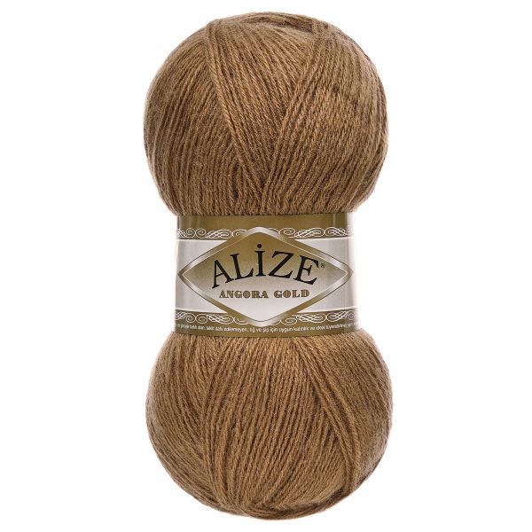 Пряжа Alize (Ализе) Angora Gold / уп.5 мот. по 100 г, 550 м, 466 тёмно-бежевый