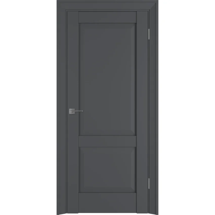 Межкомнатная дверь пэт Витон 02C grey глухая