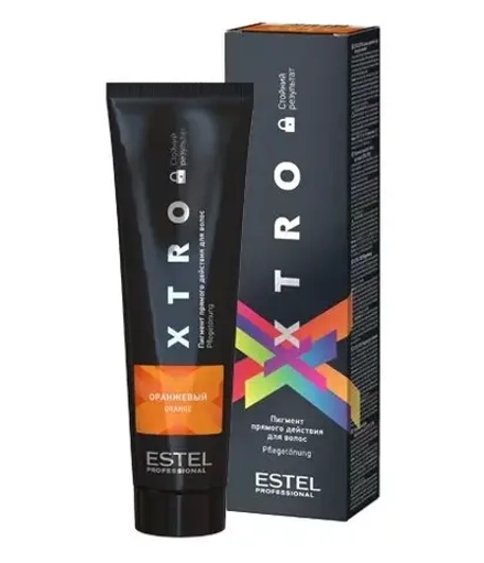 ESTEL Пигмент прямого действия для волос XTRO BLACK Оранжевый, 100 мл