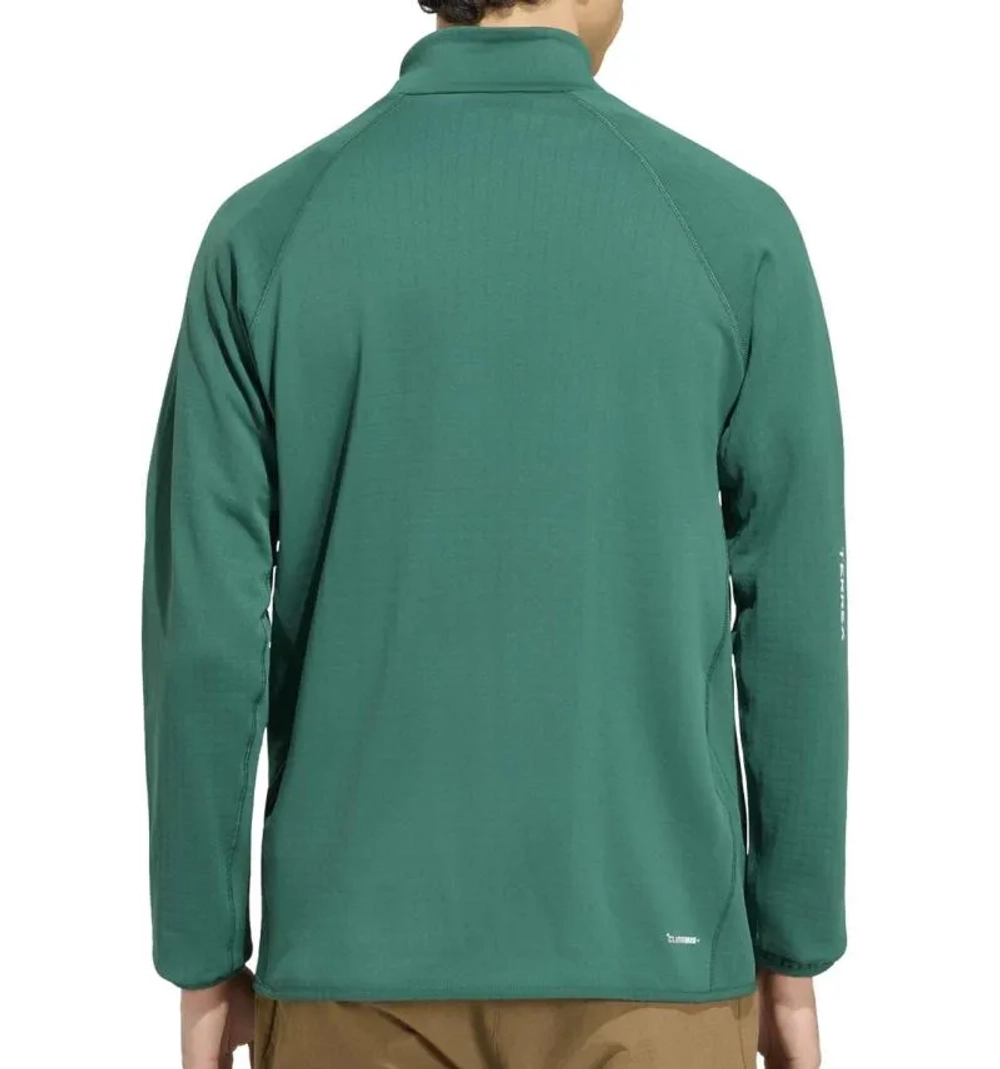 Мужская теннисная кофта Adidas Terrex Xperior Climawarm+ Ventknit - collegiate green