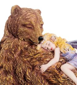 Great Art GA-97 Статуэтка «Маленькая фея с медведем»
