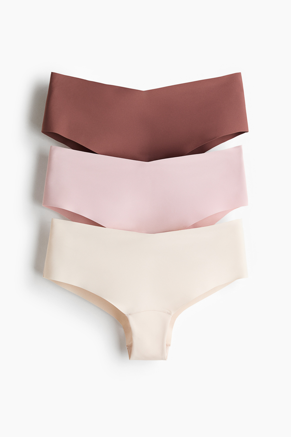 Трусы-хипстеры без следов из Lycra®, 3 шт. - H&M