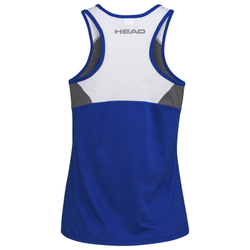 Футболка для девочки теннисная Head Club 22 Tank Top G - royal