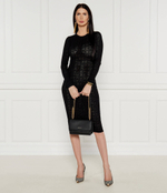 Кожаная сумка через плечо Michael Kors - черный(30T4GC7L3T)