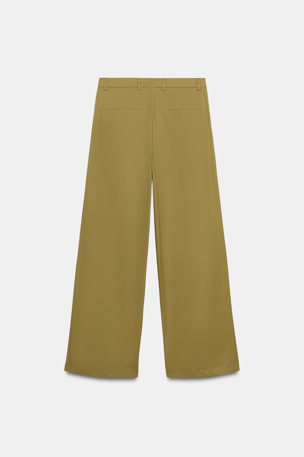 ШИРОКИЕ БРЮКИ С ЗАЩИПАМИ — ZARA