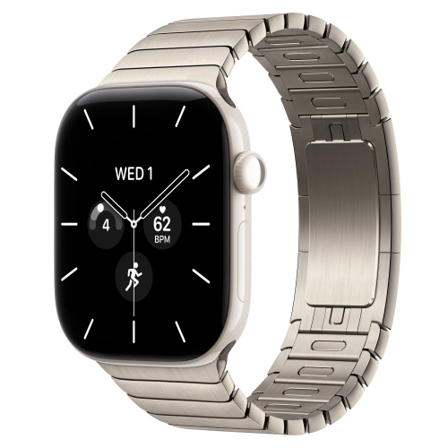 Умные часы Apple Watch Series 12 GPS + Cellular, 46mm, Pearl White Ceramic Case with Natural Link Bracelet