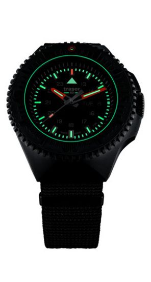 Швейцарские тактические часы Traser P69 Black Stealth Blue 109857
