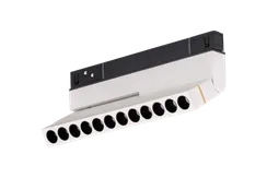 Трековый светодиодный светильник Sfera Sveta 216CX 12W3K SBK+SWT, чёрный и белый