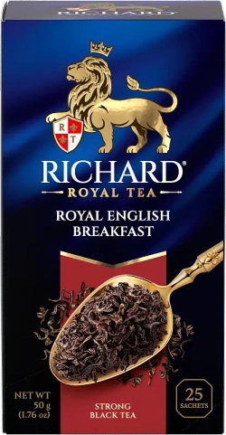 Richard Royal English Breakfast Чёрный чай, 25×2г. Ричард