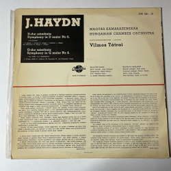 Винтажная виниловая пластинка LP Haydn Гайдн, Hungarian Chamber Orchestra, V. T trai Symphony No. 6, No. 8 (Венгрия 1967)