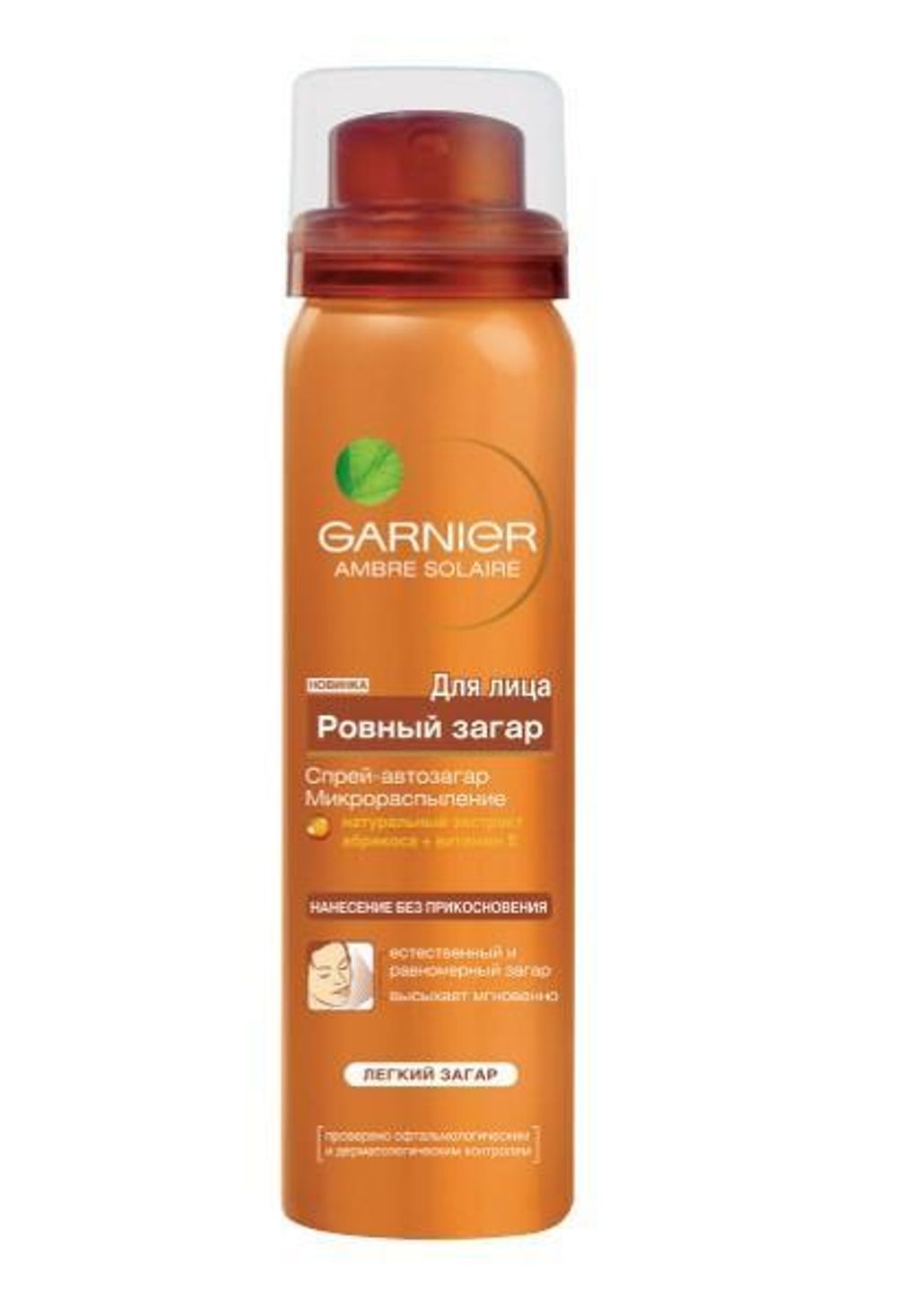 Garnier Ambre Solaire Спрей-автозагар для лица