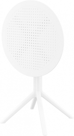 Стол пластиковый складной Siesta Contract Sky Folding Table Ø60, белый