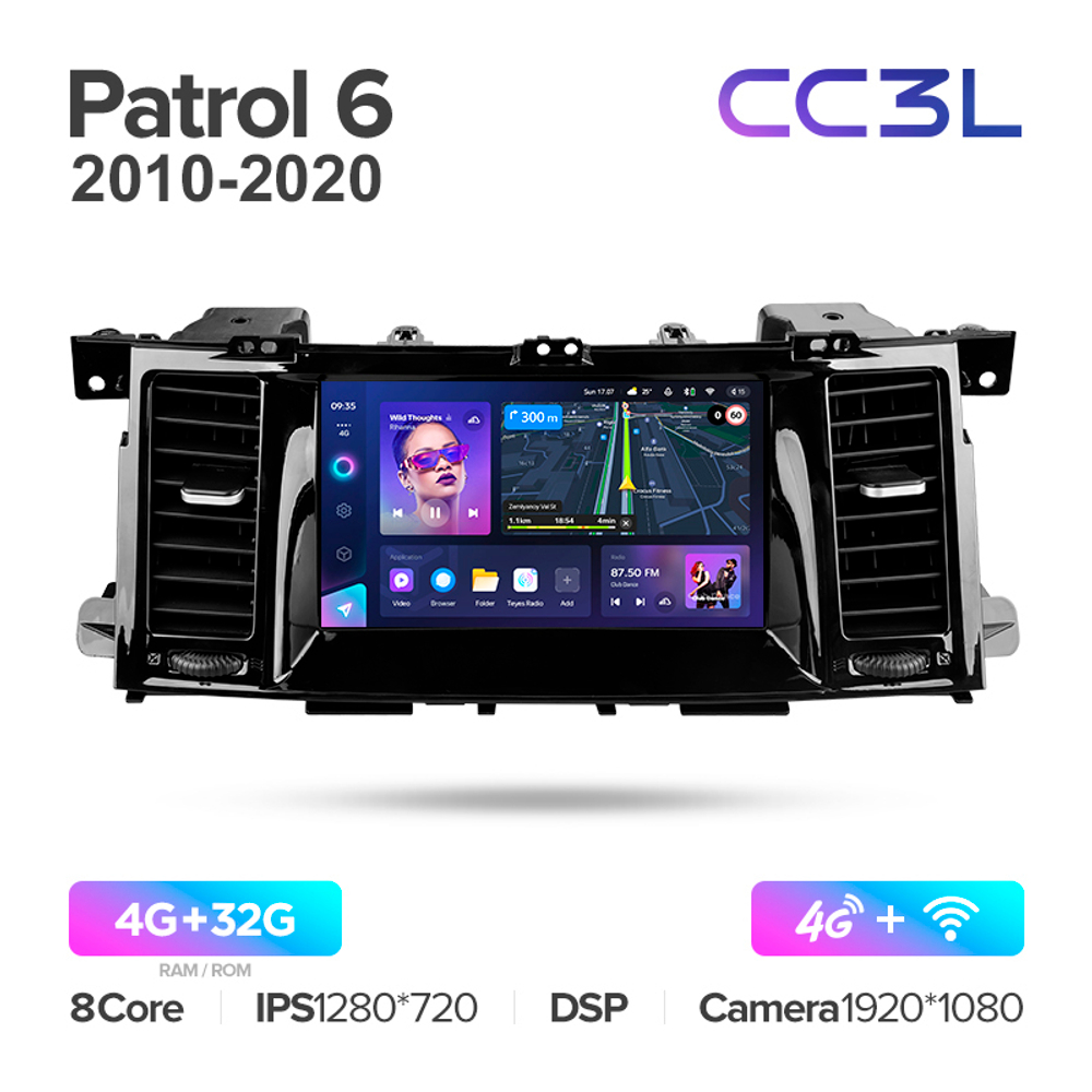 Teyes CC3L 9"для Nissan Patrol 6 2010-2020