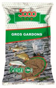 Прикормка Sensas 3000 Club GROS GARDONS 1кг