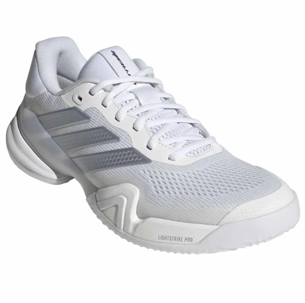Теннисные кроссовки Adidas Barricade 14 M - cloud white/tech grey metallic/maroon