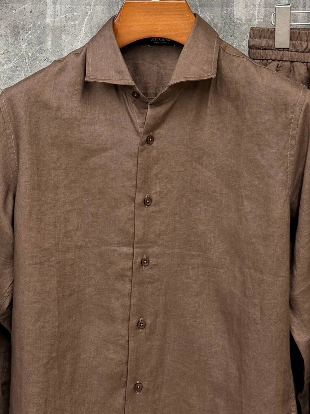 Льняной костюм Zegna