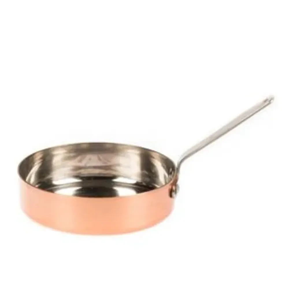 Сковорода для подачи 11 см h3 см 220 мл круглая Copper нерж. цвет медь P.L. Proff Cuisine