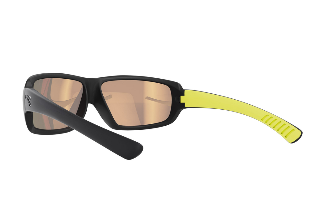 Спортивные очки LiP FLO / Matt Black - Mustard / PC Photochromic / ecLiPse Series ML Red Brown Lens