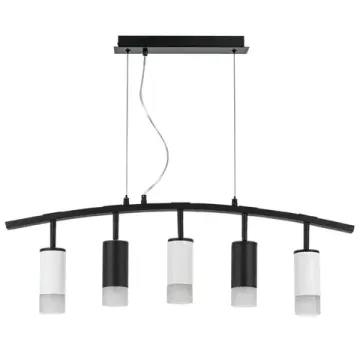 Подвесной светильник 5*GU10 LR7353723631 чёрный/белый Rullo Lightstar