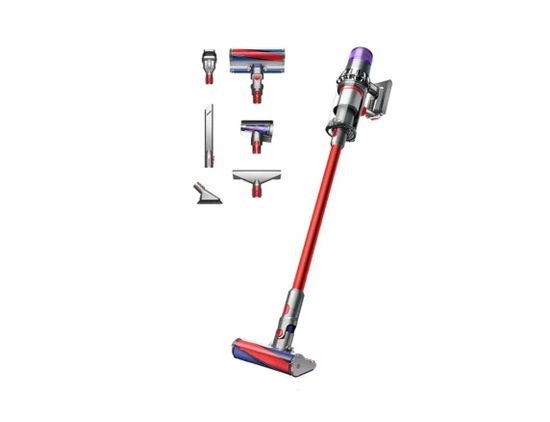 Вертикальный беспроводной пылесос Dyson V11 Fluffy SV15 (Nickel / Red) EU (Наша вилка)