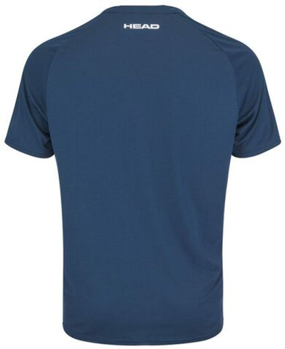 Мужская теннисная футболка Head Topspin T-Shirt - dark blue/print