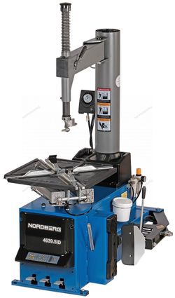 NORDBERG (4639,5IDB 380) Станок шиномонтажный полуавтомат, двухскоростной, стол с накладками, 380 В, синий
