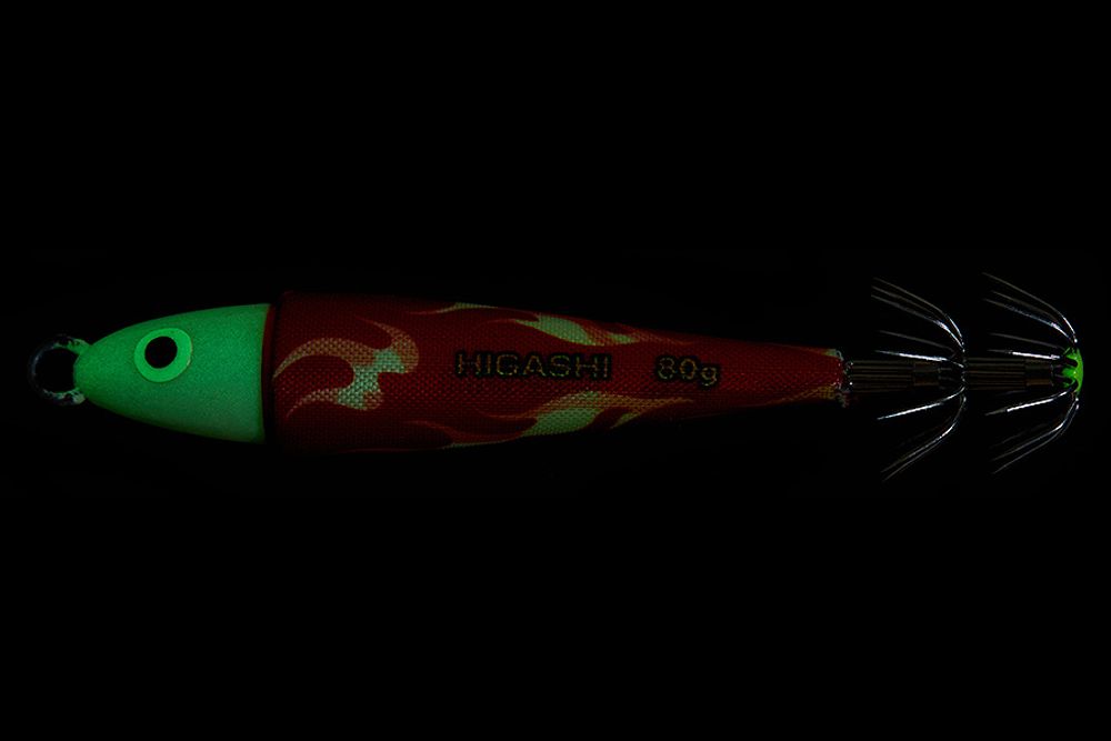 Кальмарница HIGASHI Squid Cloth sinker 80g #06 Hot Fireman