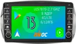 Магнитола для Smart ForTwo/ForFour 2014-2022 - Airoc AB-2509 (кнопки и крутилки), Android 13, Быстрая, SIM-слот, CarPlay