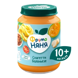 Фрутоняня пюре 190 г Спагетти болоньезе с 10 месяцев
