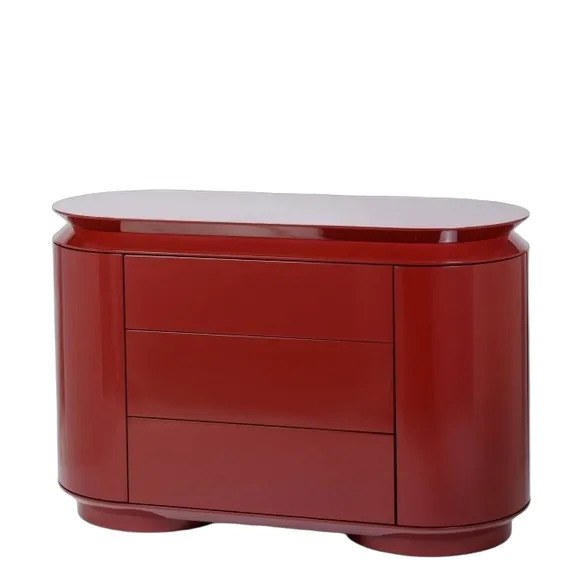 Комод Paula 120х50 см, красный глянец