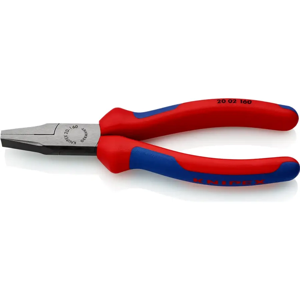 Плоскогубцы с гладкими губками черненые 160 мм Knipex 20 02 160 SB