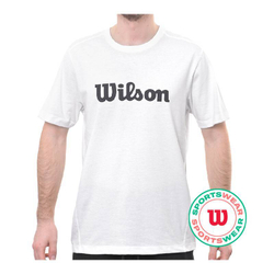 Мужская теннисная футболка Wilson Graphic T-Shirt - белый