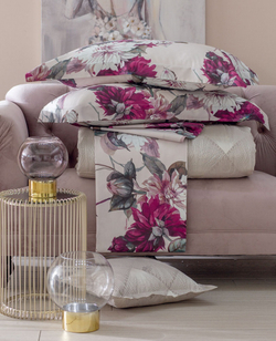 Постельное белье 2 спальное евро макси Blumarine Liuba Fard розовое