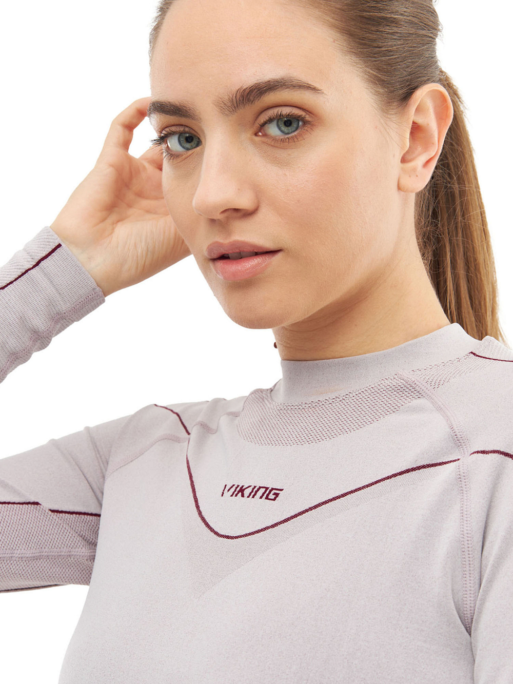 Комплект термобелья VIKING Gaja Turtle Neck Lady Set Grey (US:L)