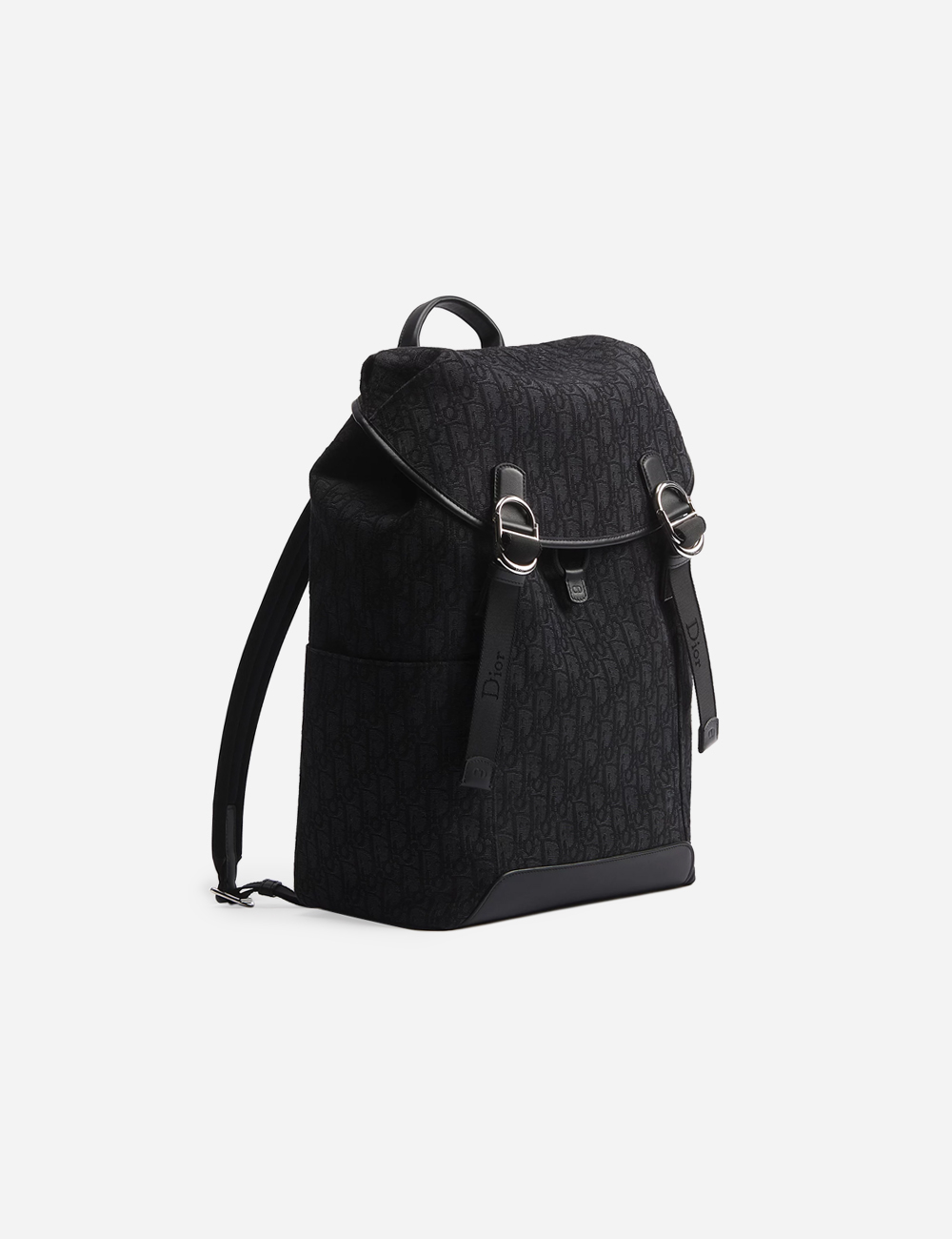 Рюкзак Dior Jett Backpack with Flap "Black Dior"