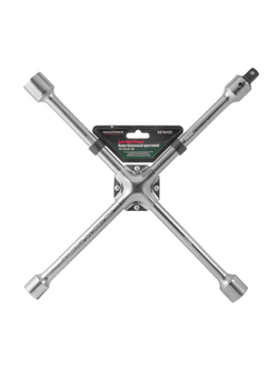 Ключ балонный крестовой 17-19-21''-22 с 1/2''адаптером RockForce##Rock FORCE RF-681B400