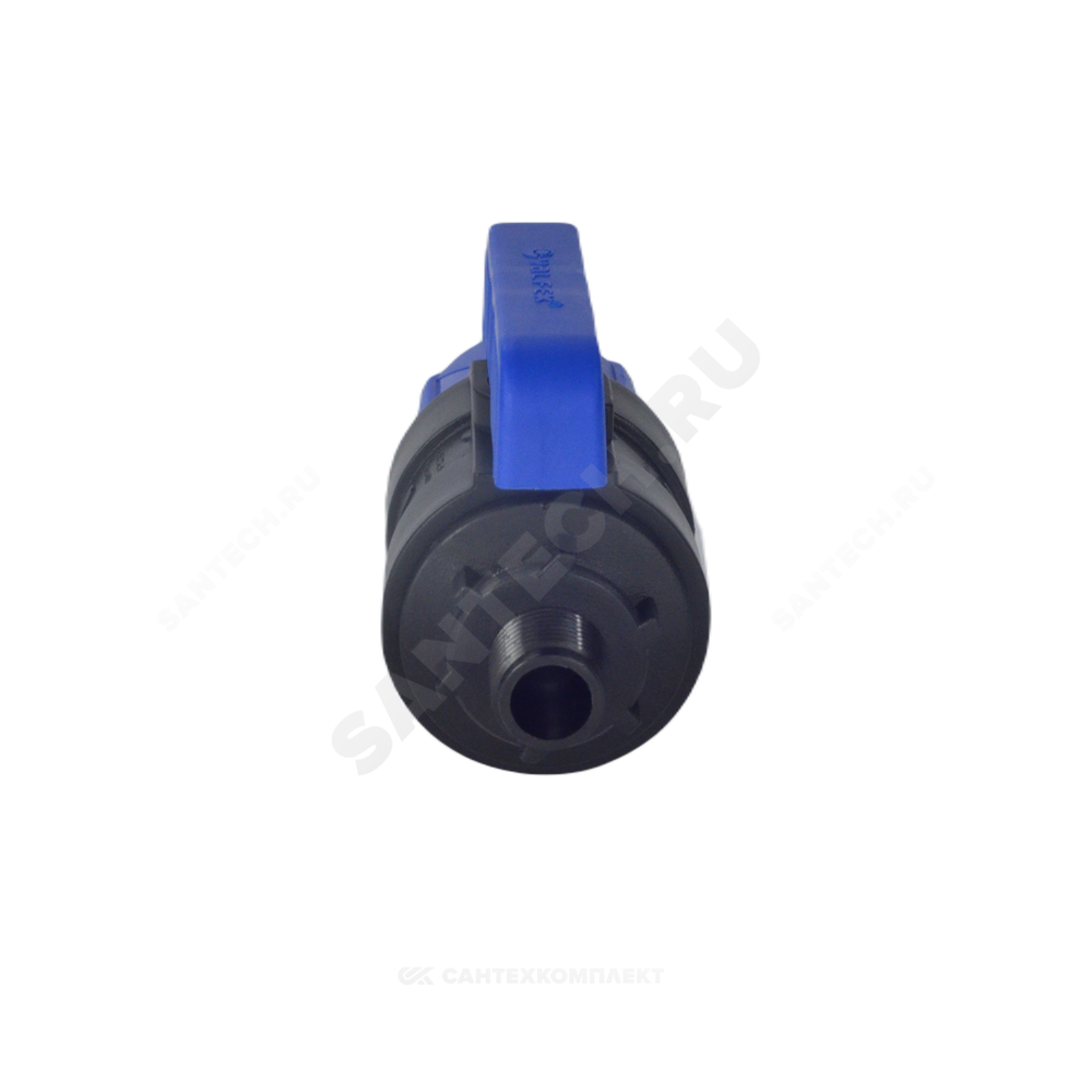 Кран шаровой компрессионный ПЭ Дн 20х1/2" НР Ру16 VALFEX 1210012620012