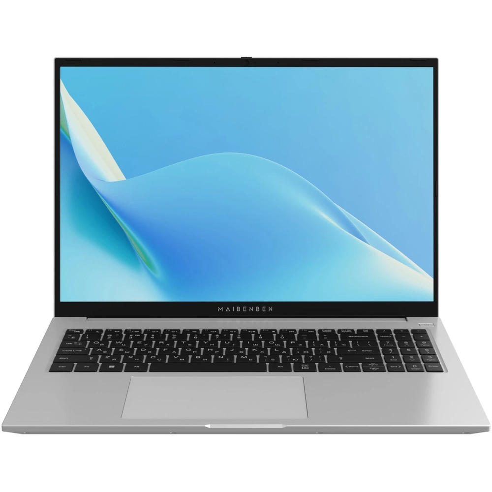 Ноутбук Maibenben M16B-R343UMB1SLSRE0 16" FHD IPS, AMD R3-4300U, 8Gb, 512Gb SSD, Linux, серебристый