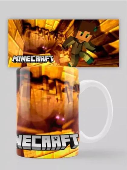 Кружка с принтом "Майнкрафт (Minecraft)"