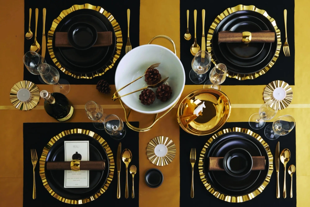 Sambonet Набор столовых приборов Taste PVD 24 предмета (6 персон) Золото EAN 8014808166709