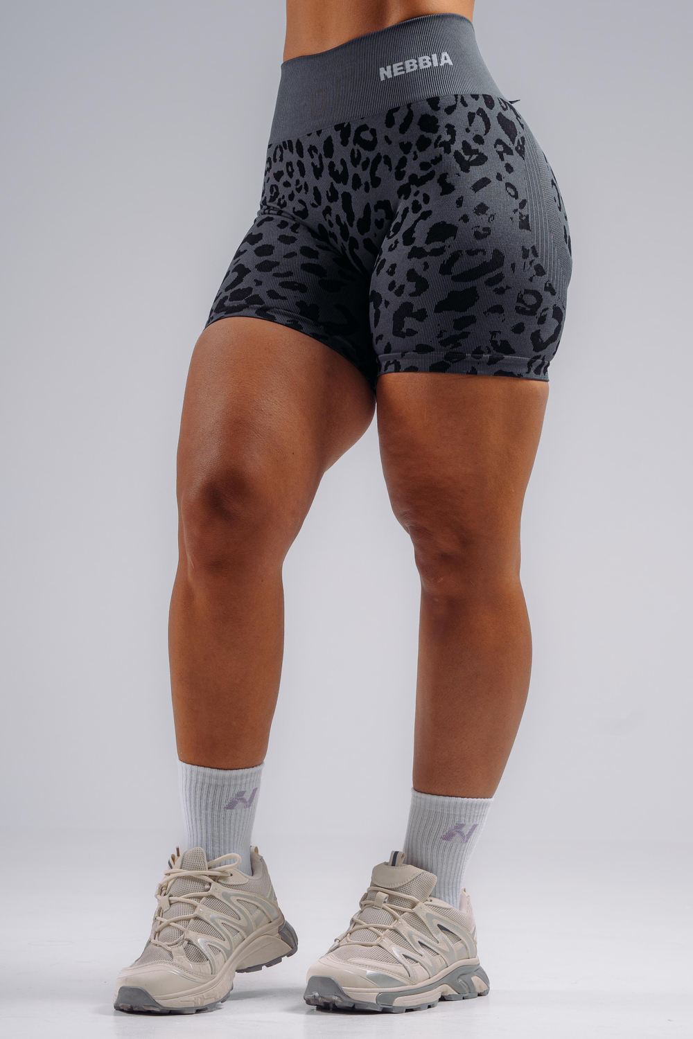 Шорты Push-Up Compression Leopard Shorts PRIMAL 856 Черные