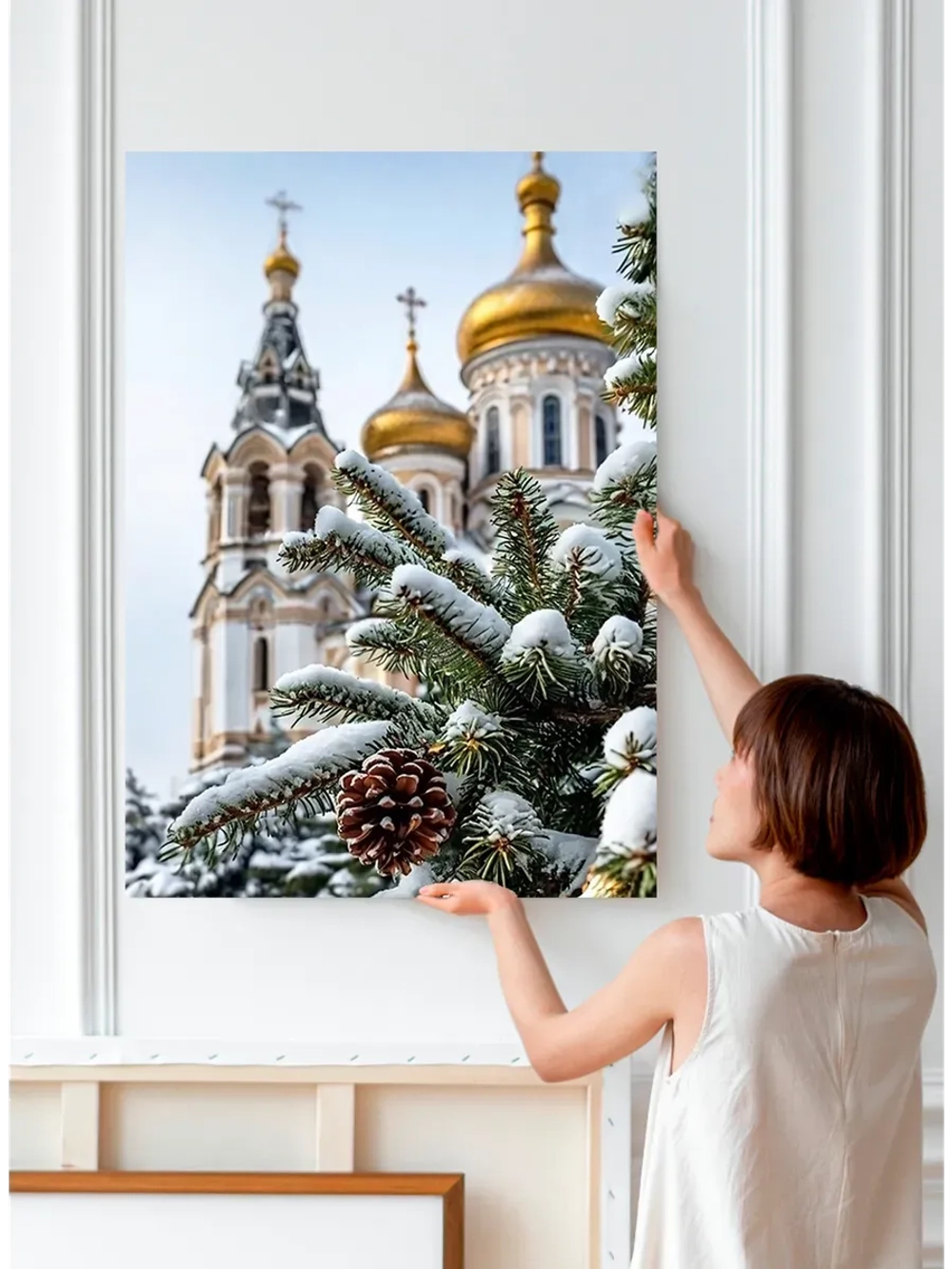 Картина "Зимняя сказка", интерьерная 30х40см 1шт.