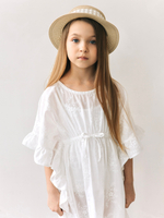 Туника пляжная из шитья, Белый