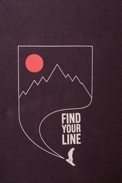 Футболка "Find Your Line"
