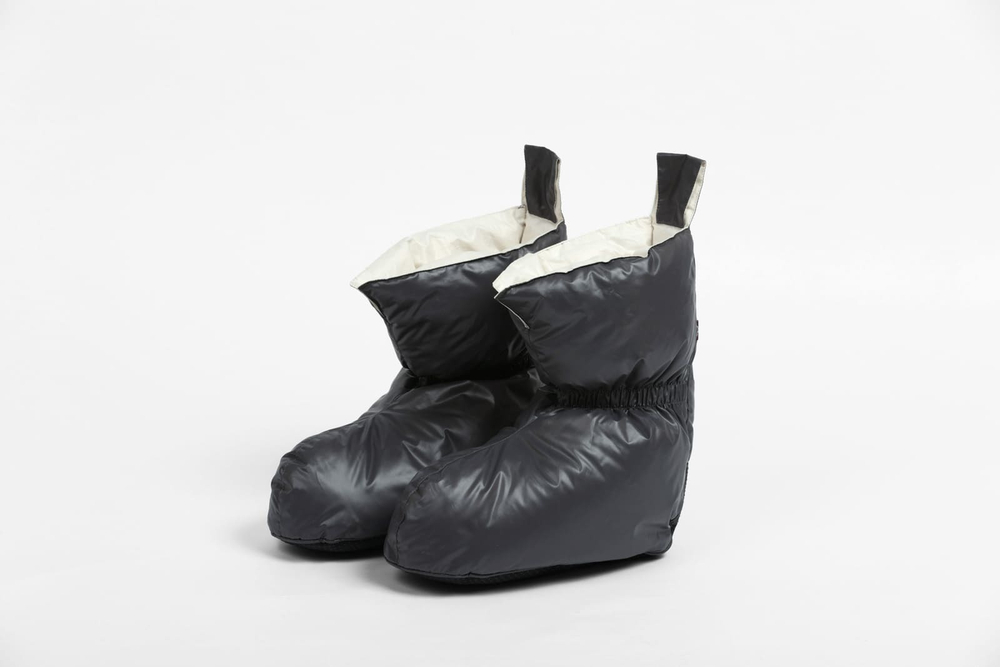 Сапожки-носочки пуховые German Grass Comfort Socks Travel Graphite серые Серый