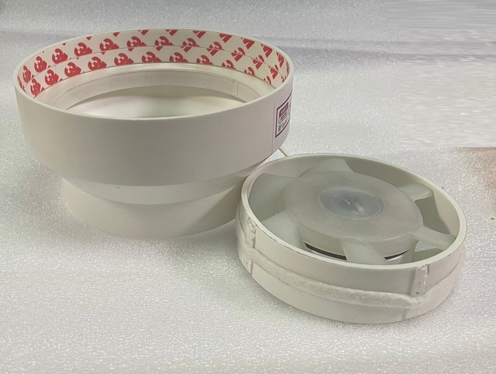 Диффузор теневой Visioner TDPP100/90 с приточно-вытяжным вентилятором под плитку с регулировкой потока воздуха D100 мм