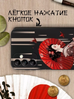 Чехол на Samsung A14 с 3D принтом