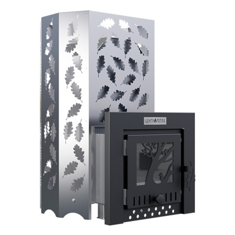Печь банная "DUBOK-20" INOX 3 мм с закрытой каменкой